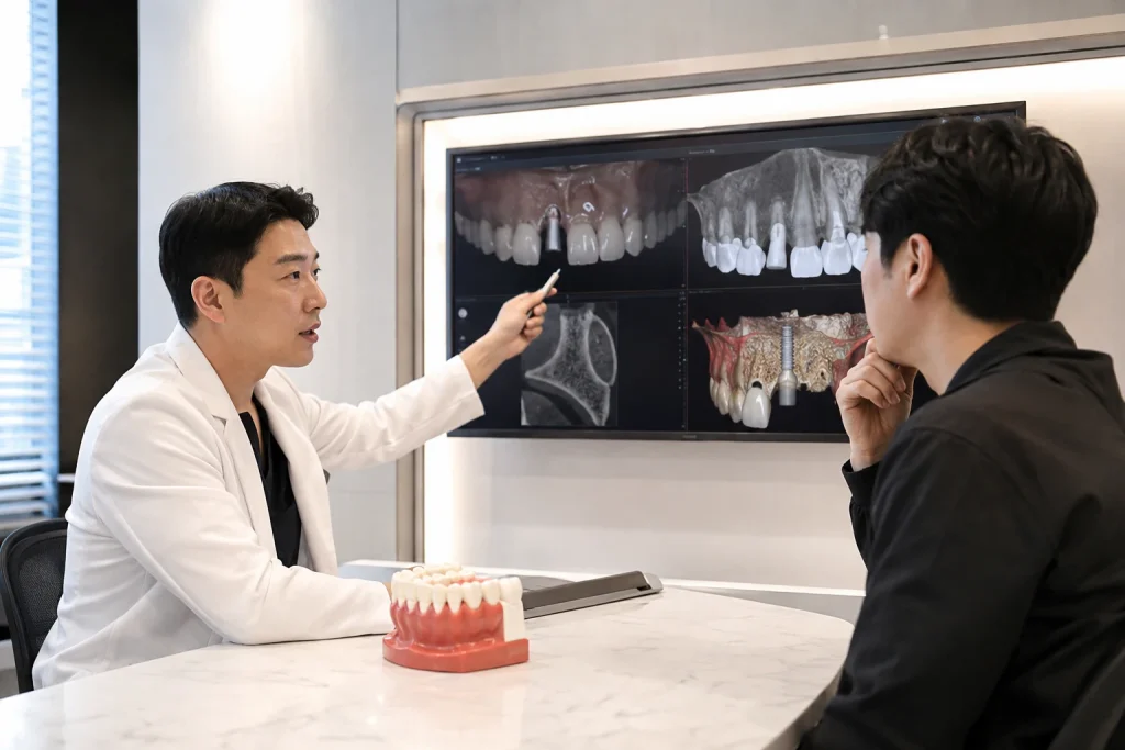 앞니 임플란트 과정 대표 이미지